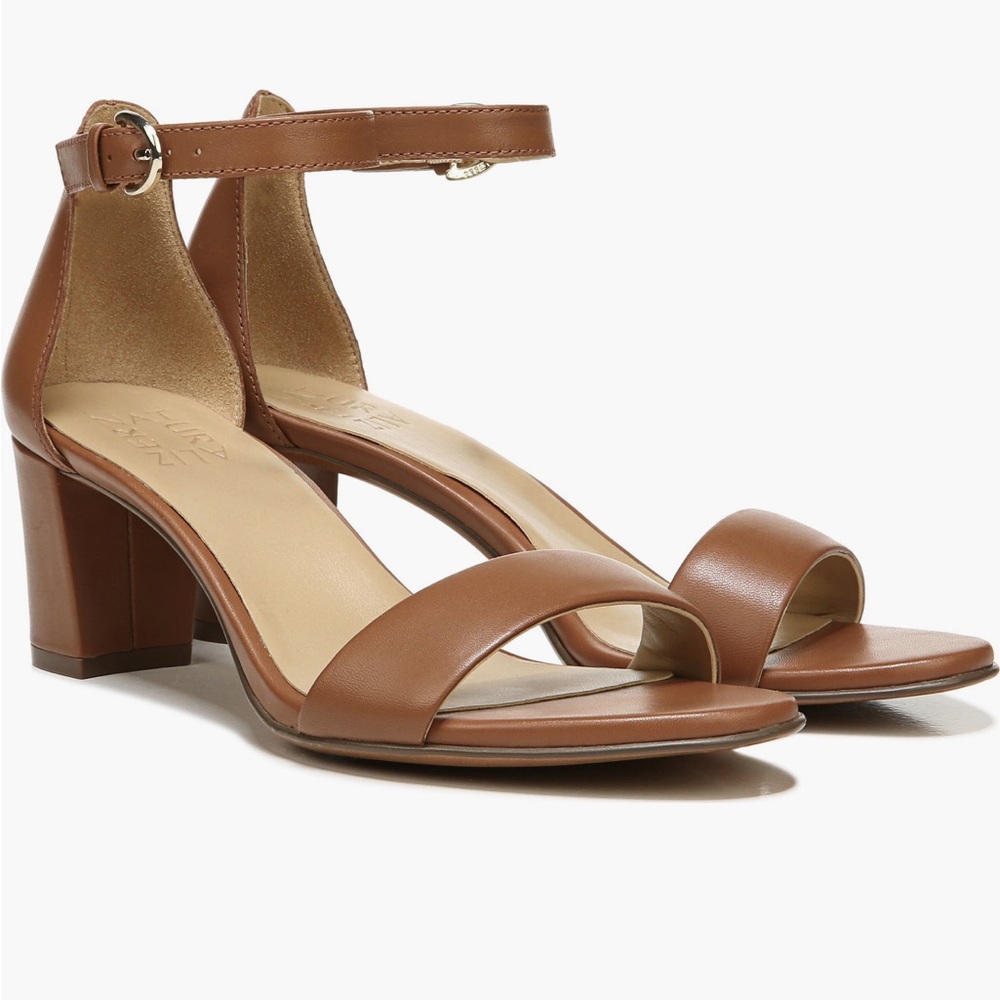 NATURALIZER Vera Ankle Strap Heel Sandal - English Tea